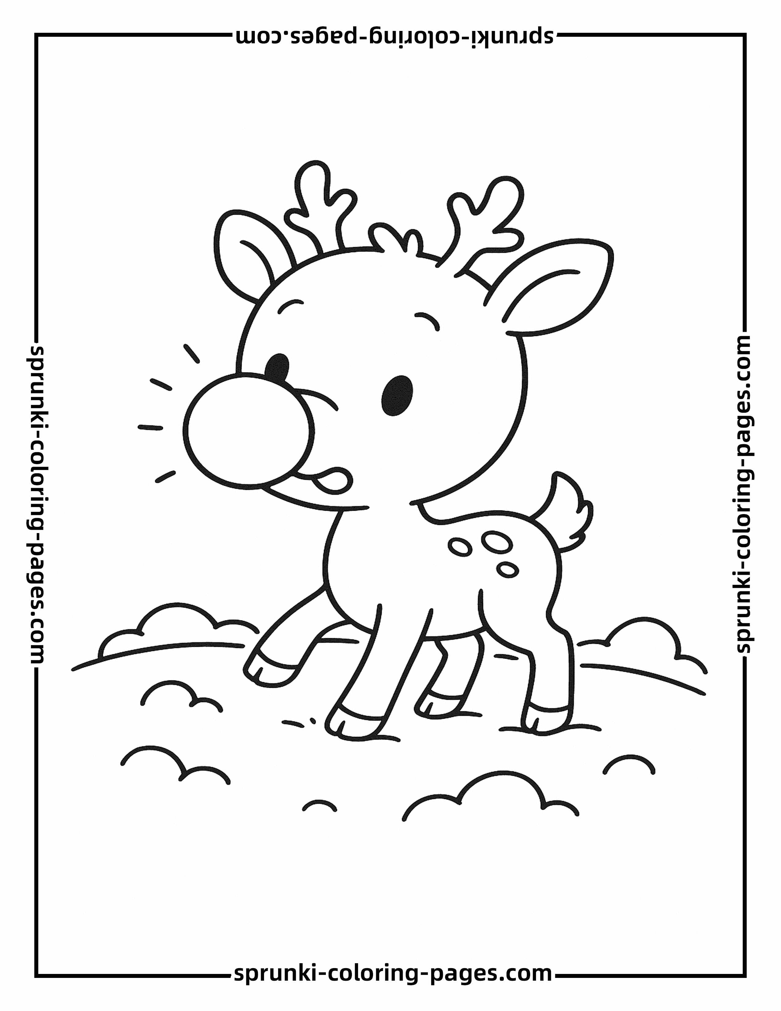 41 Rudolph Coloring Pages (Free PDF Printables)