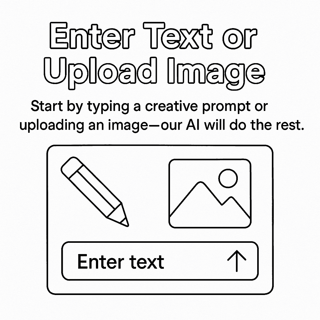 Enter Text or Upload Image