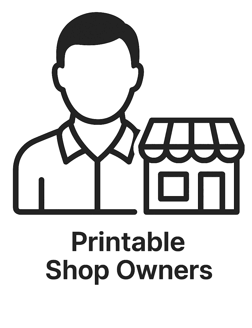Printable Shop Owners