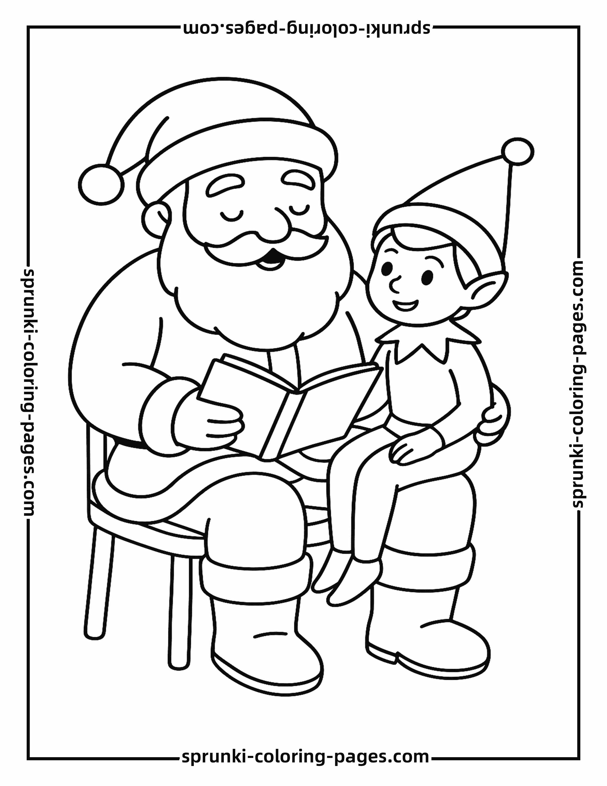45 Elf on the Shelf Christmas Coloring Pages (Free PDF Printables)