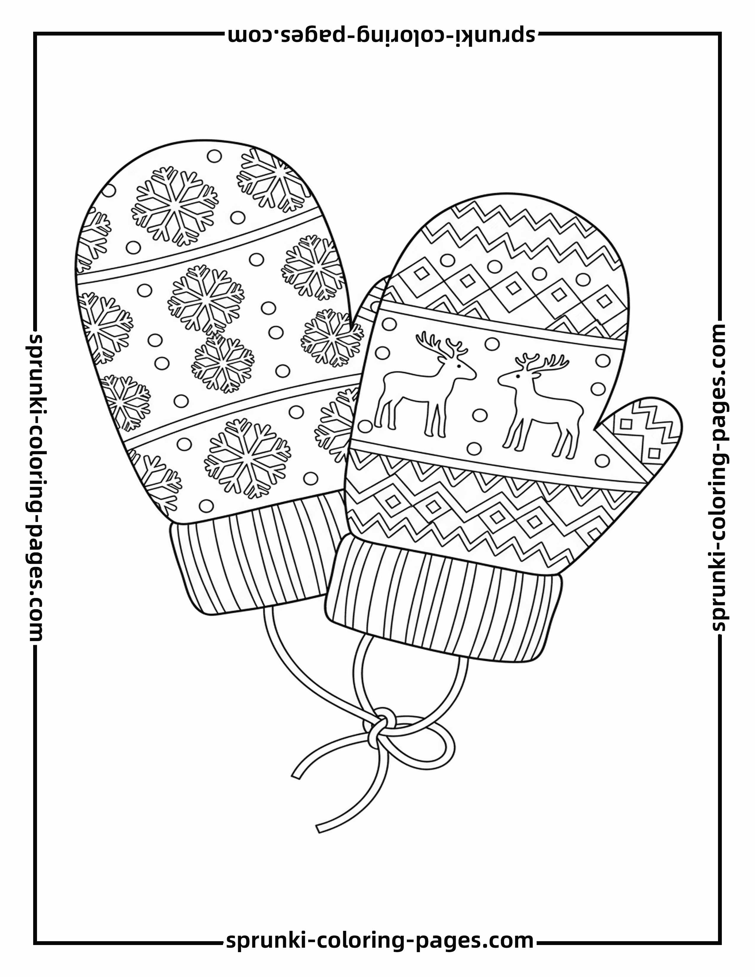 30 Mittens Coloring Pages Free PDF Printables 30 Mittens Coloring Pages Free PDF Printables