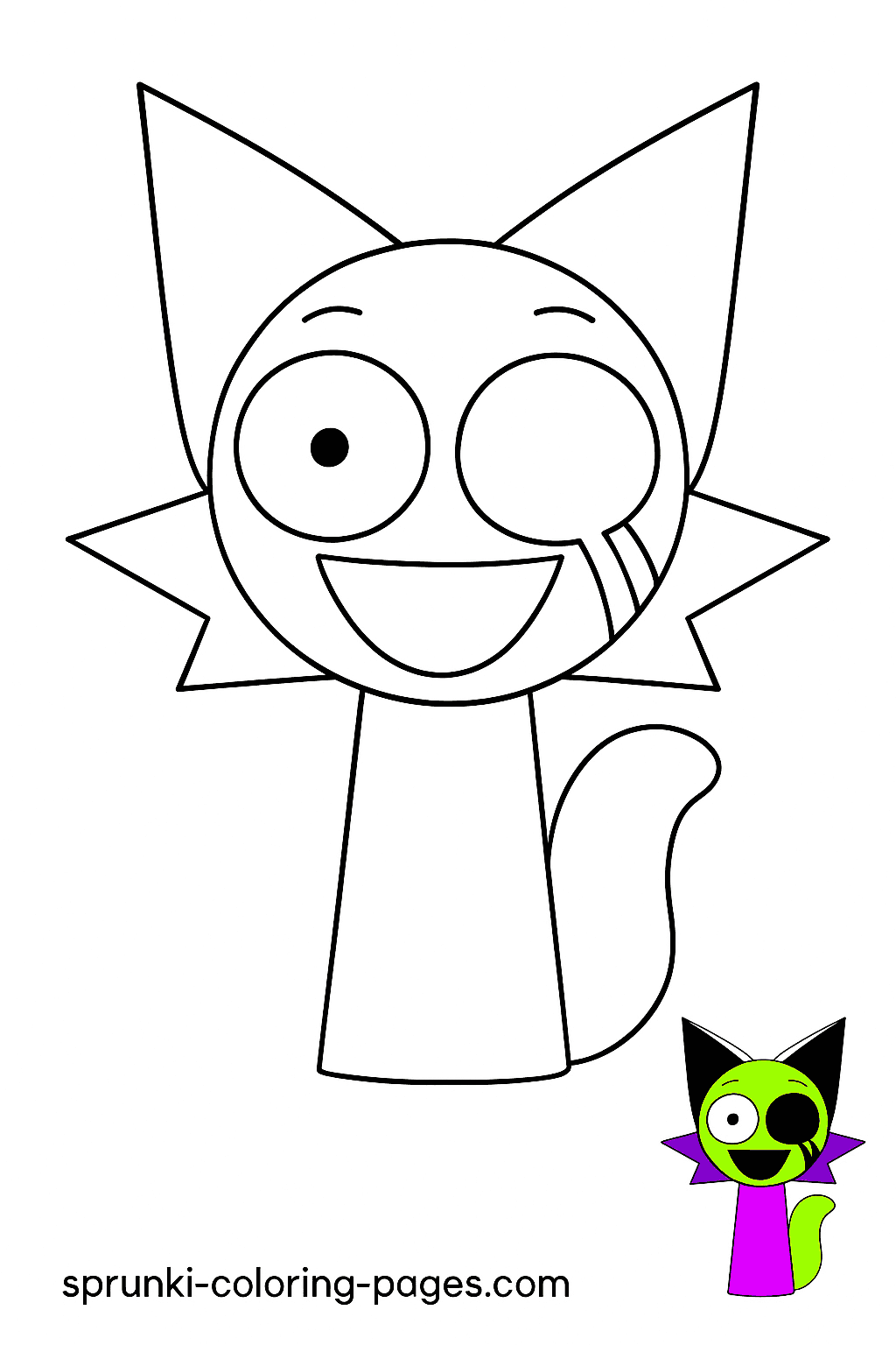 Coloring page example