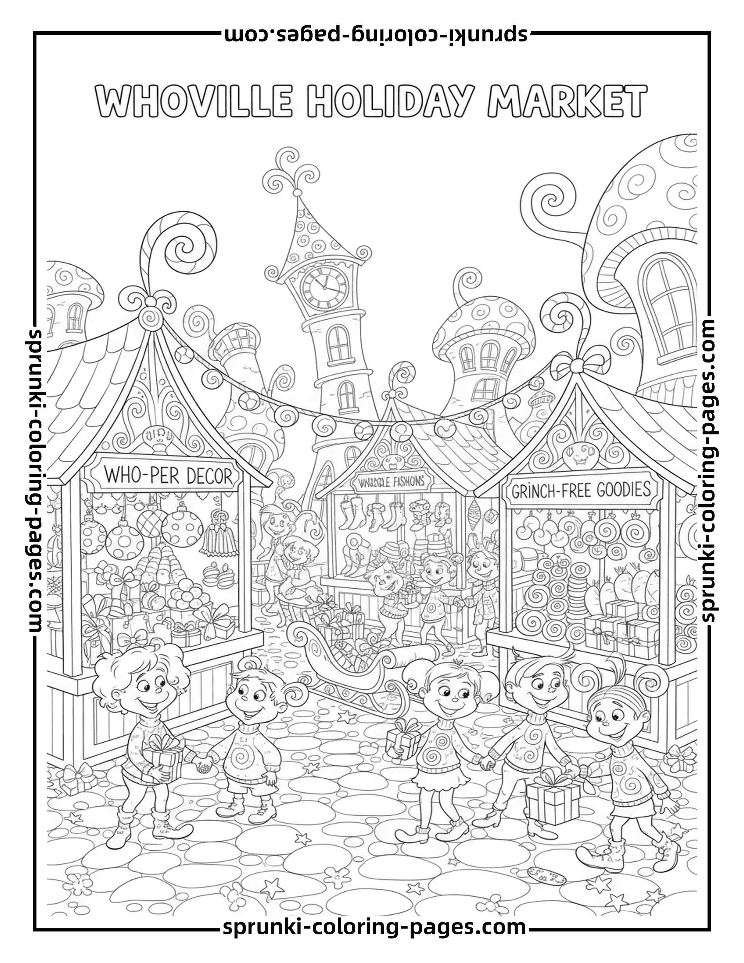 30 Whoville People Coloring Pages (Free PDF Printables)